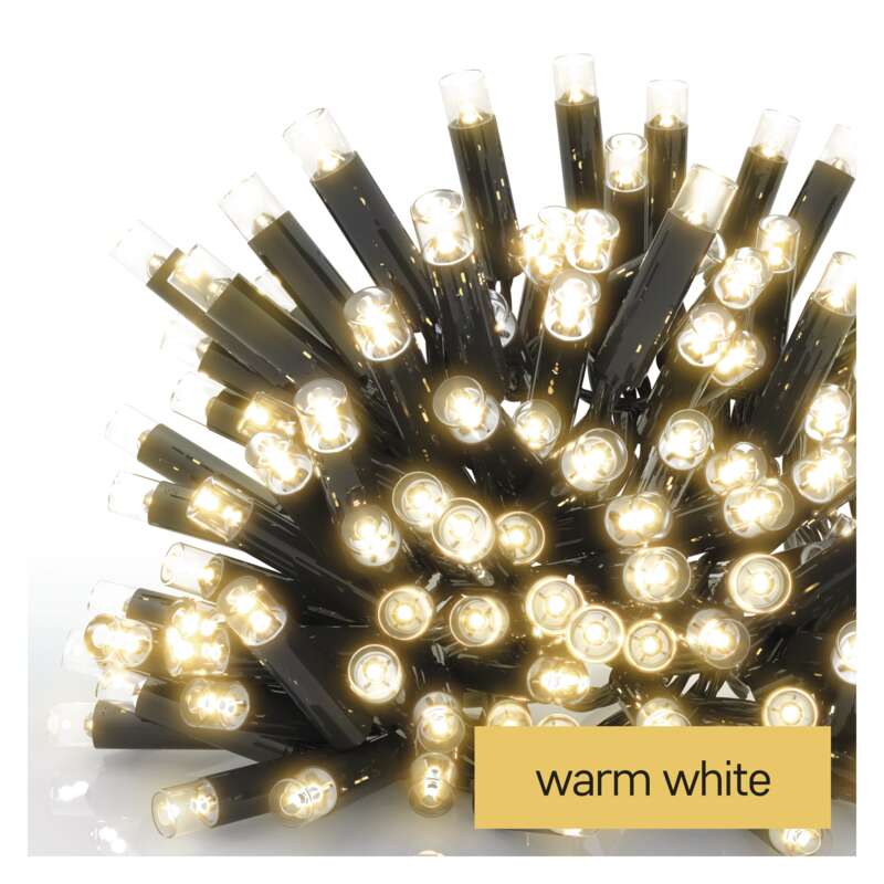 EMOS D2AW01 PROFI-CONN CHAIN 50LED 5M-BLACK IP44  WW