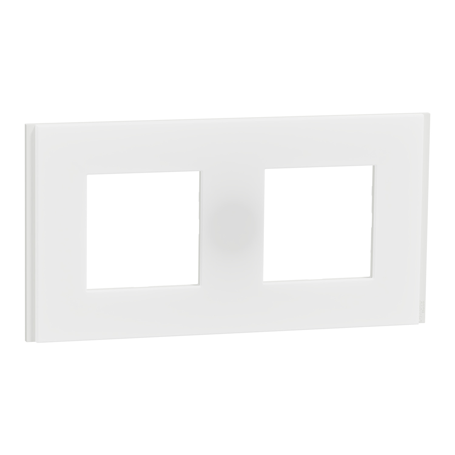 Krycí rámeček SCHN Unica Deco Materials, dvojnásobný, Translucent white