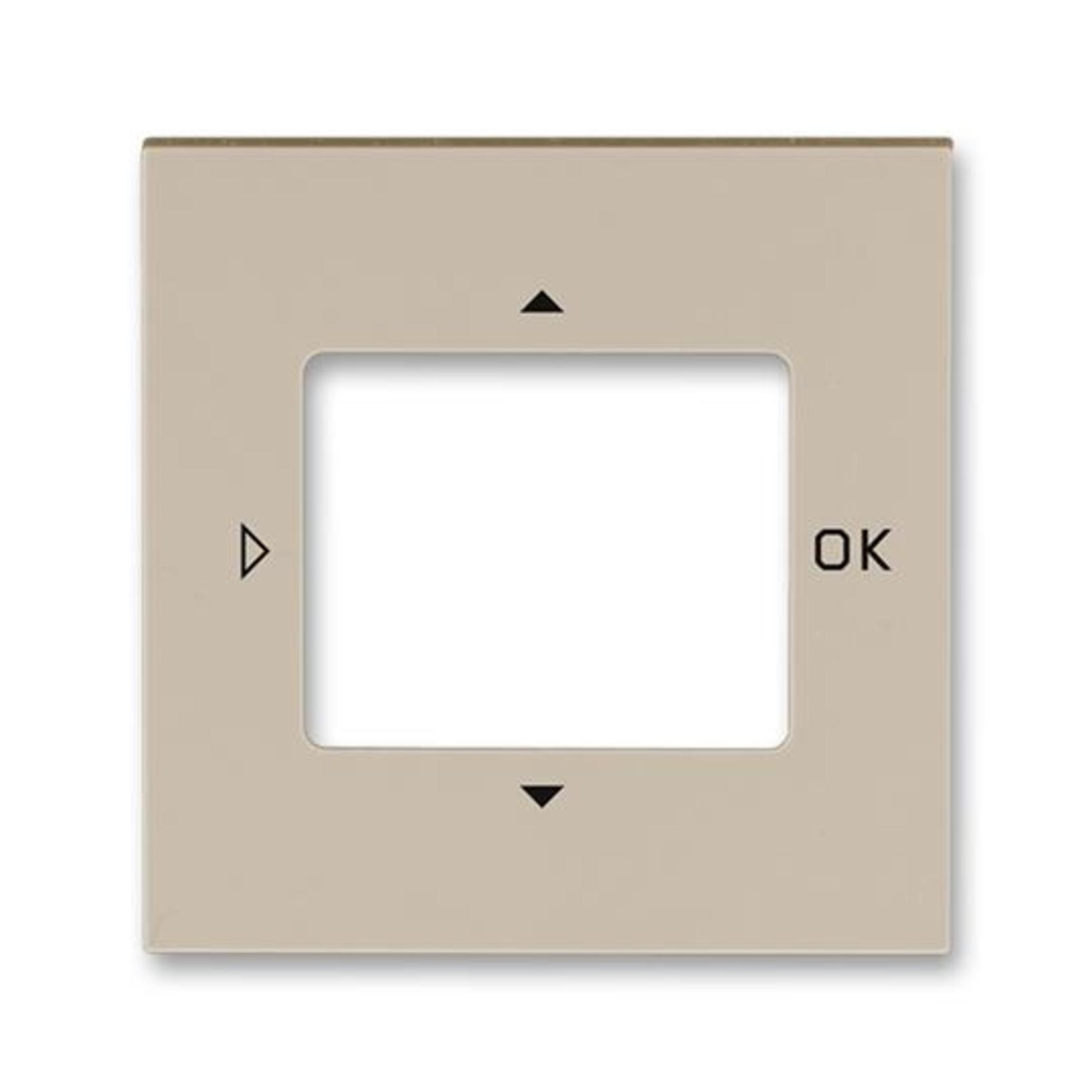 Kryt pro přístroje ABB Levit 3299H-A40100 18, macchiato, s plovoucím krytem (rozměr 55x55 mm)