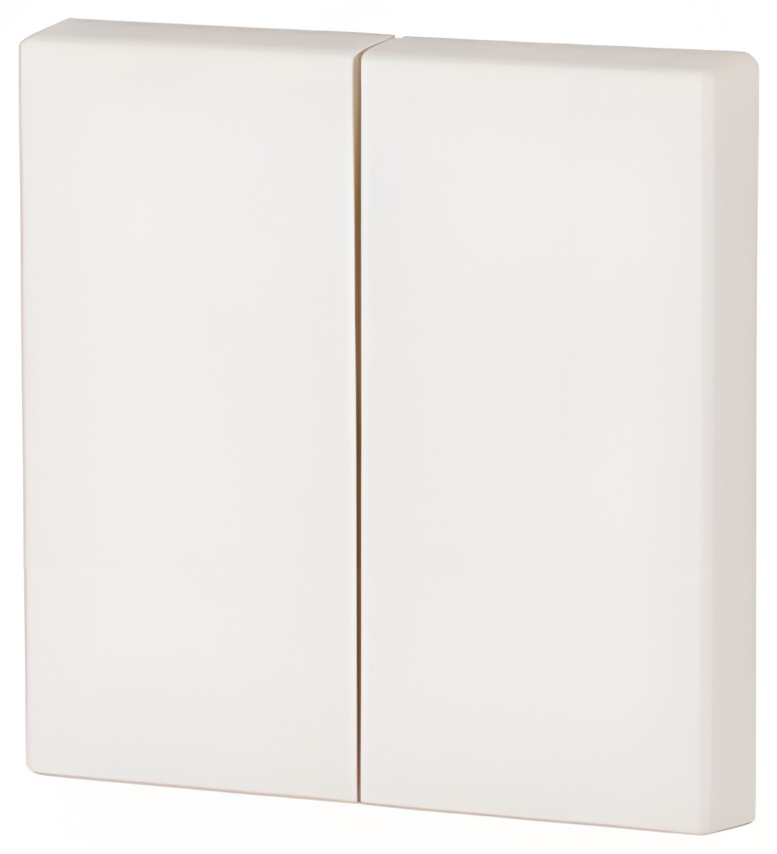 EATON  193988 Kryt RF tlačítka 2x1/2 55x55mm, Signál bílá, lesklá