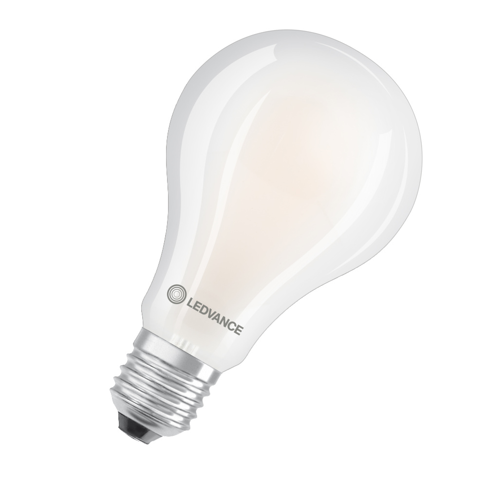 LED žárovka LEDVANCE LED CLA200 24W 840 FILFR E27 P, matná