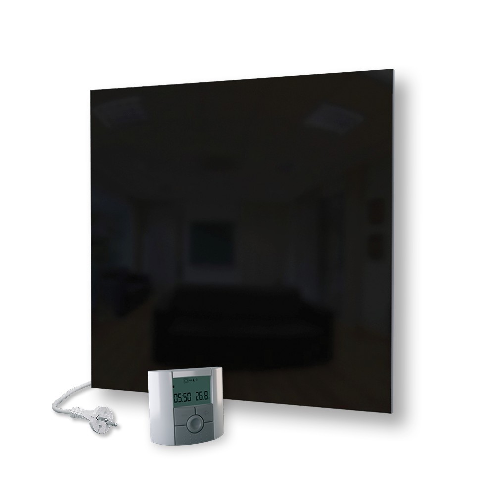 FENIX 11V5437746 ECOSUN 300 GS+ Black Černý, skleněný bezrámový panel 300 W, s bezdrátovým přijímače