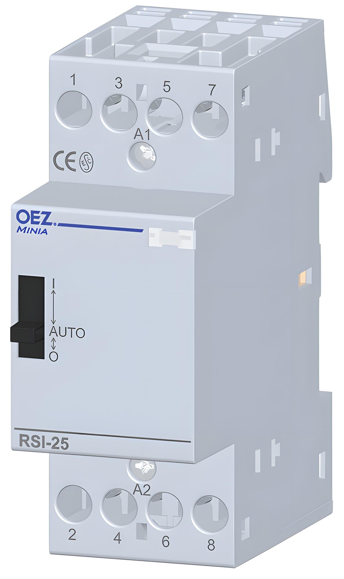 Instalační stykač OEZ:43168 RSI-25-31-X230-M, Ith 25 A, Uc AC/DC 230 V, 3x zapínací kontakt (3NO)