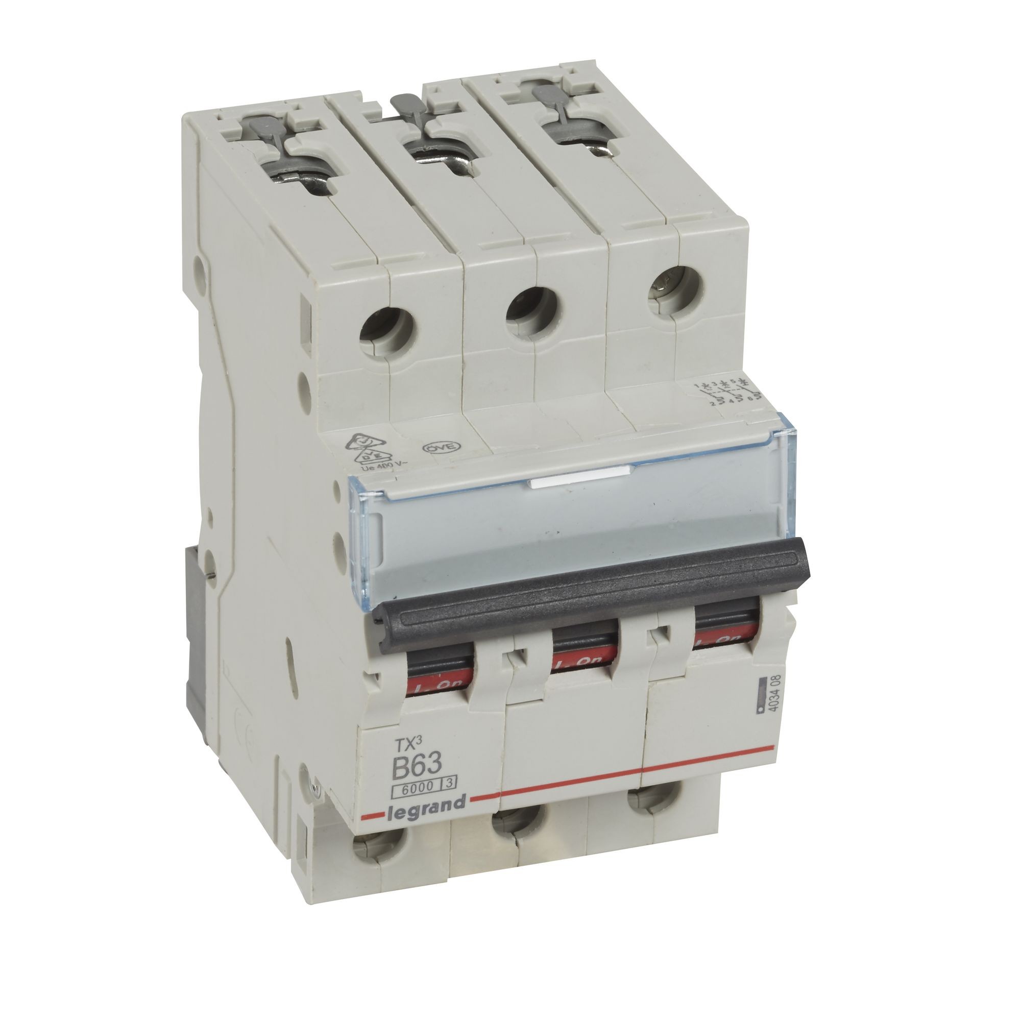 Jistič třípolový LEGRAND 403408 TX3 3P B63 6000A