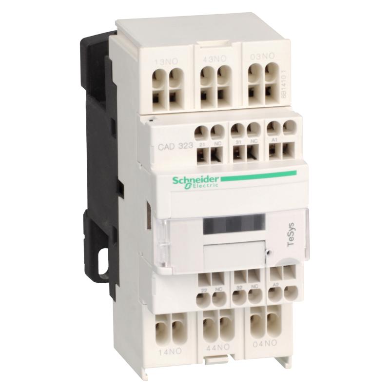 SCHN CAD323FE7 Pom. Stykač 3´´Z´´+2´´V´´, 115V AC,