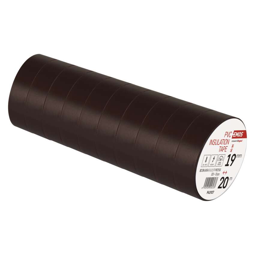 EMOS F61927 PÁSKA PVC 19/20 HNĚDÁ