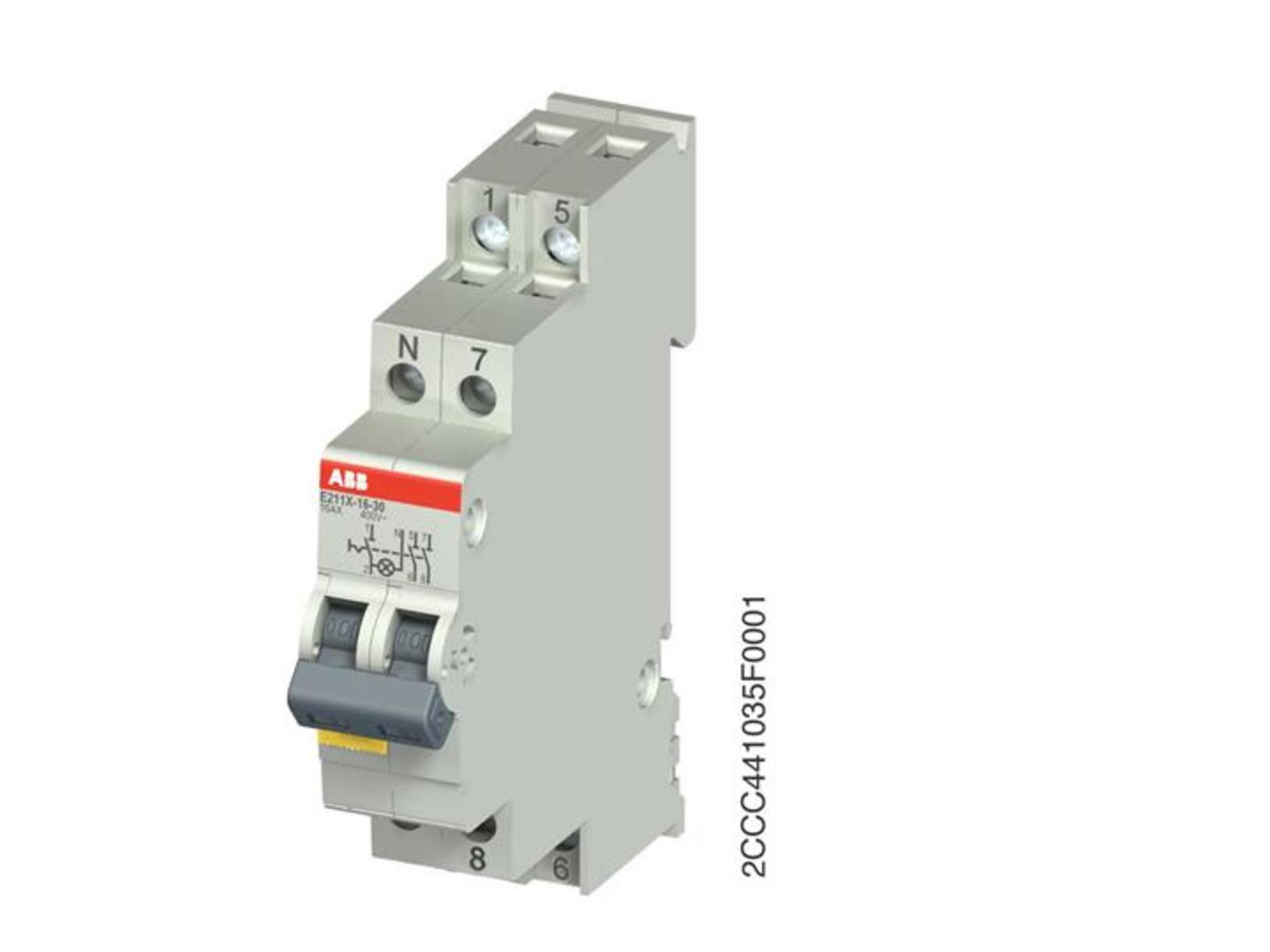 ABB 2CCA703111R0001 E211X-25-20, přepínač 25A/2NO se žlutou LED