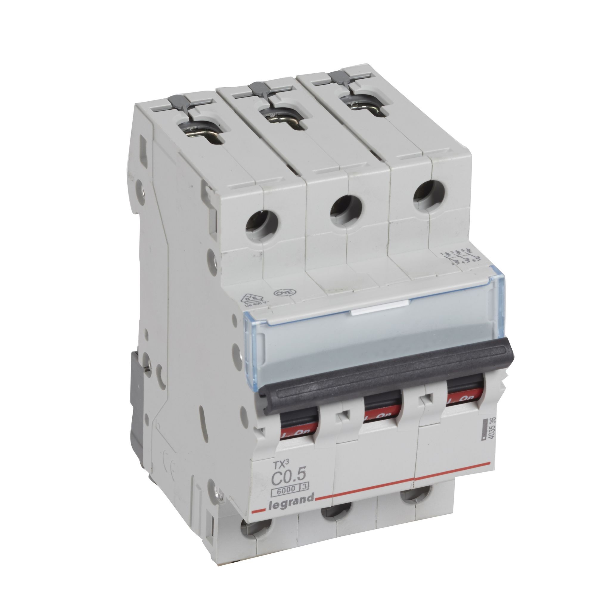 Jistič třípolový LEGRAND 403536 TX3 3P C0,5 6000A