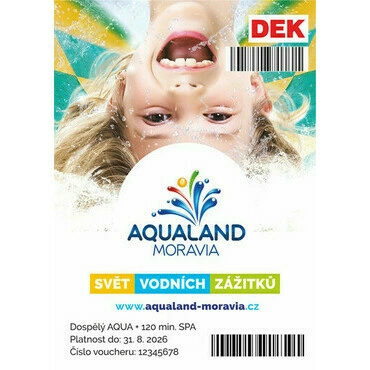 Celodenní vstupenka + 120 min Wellness