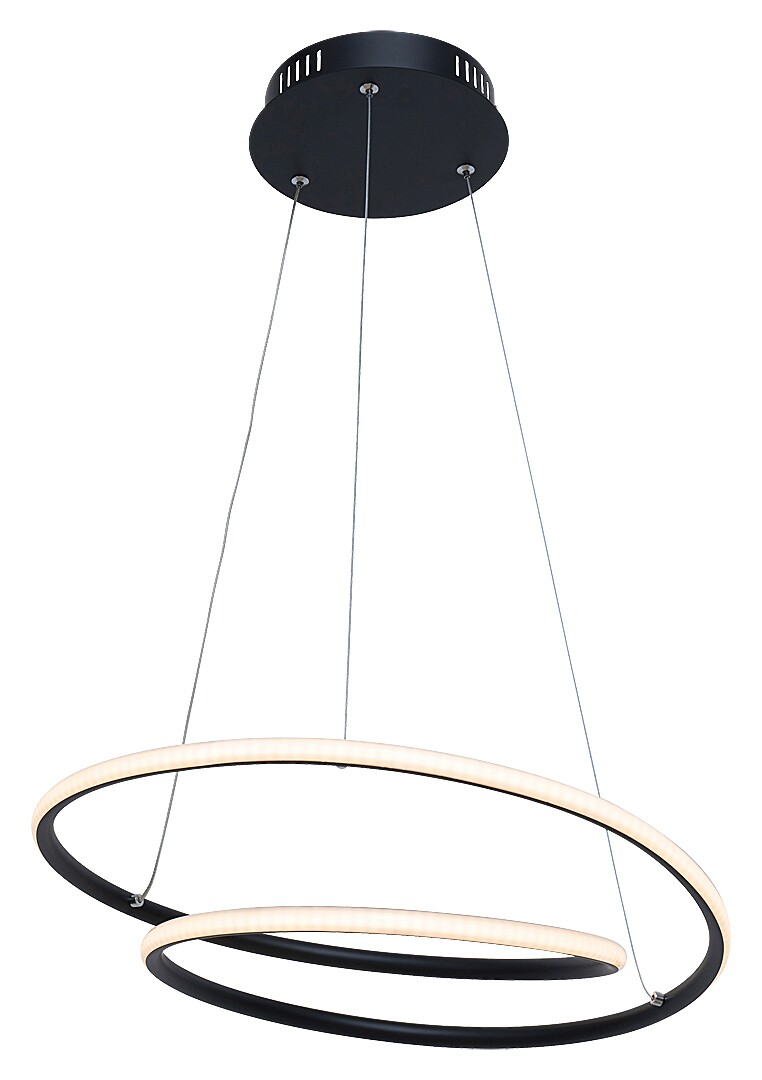 Závěsné svítidlo Meridia matná černá LED 40W RABALUX 3257