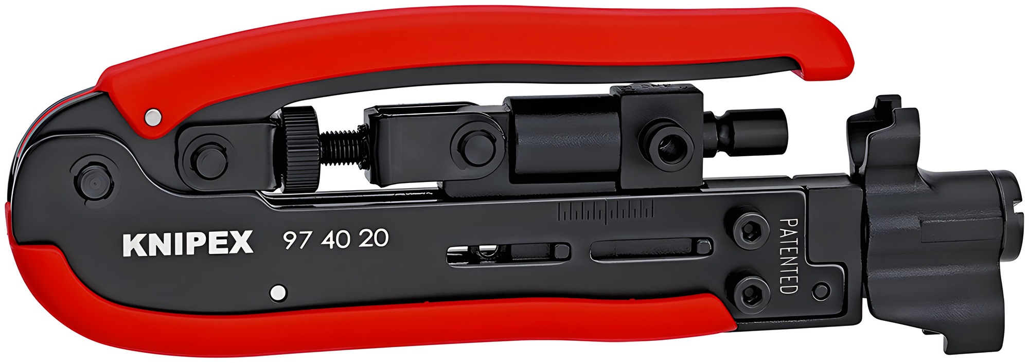 KNIPEX 97 40 20 SB Nástroj pro KOAX konektory
