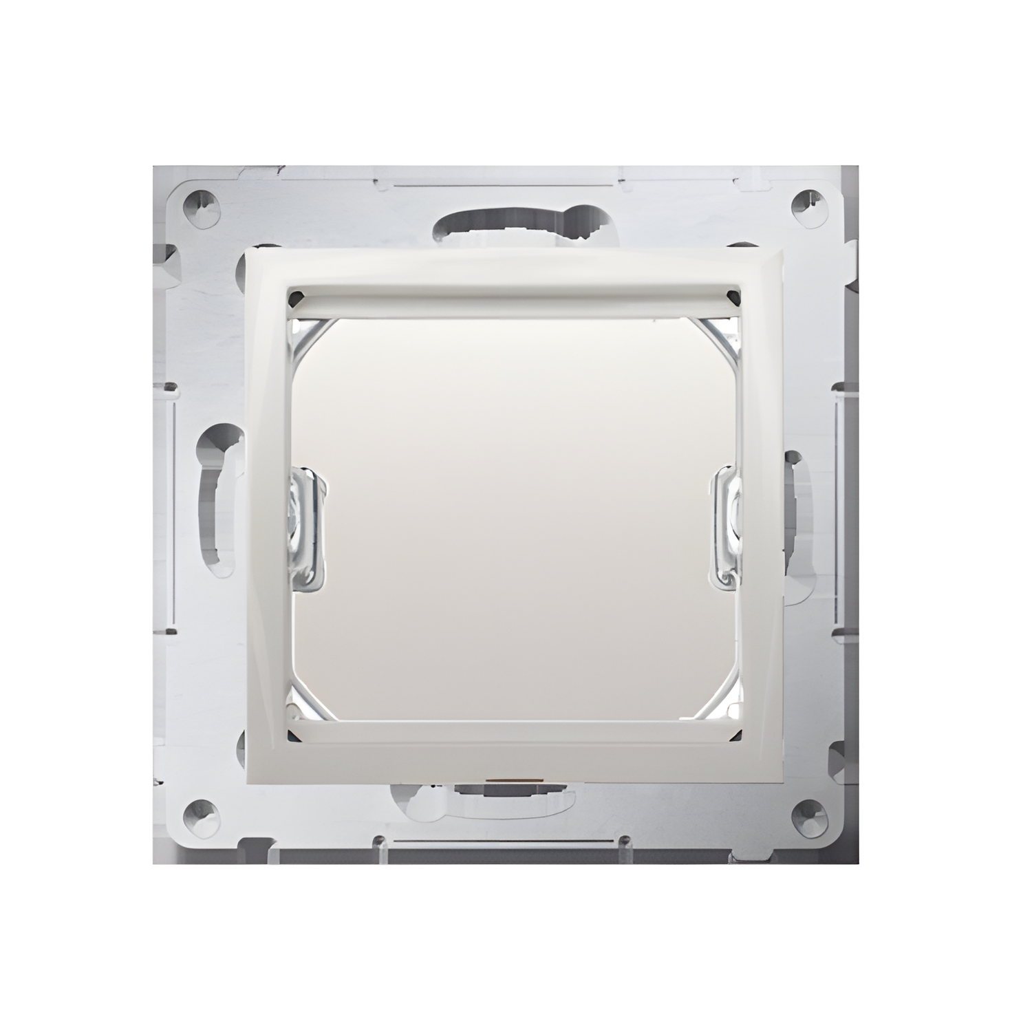 Adaptér přechodový SIMON 54 DA45.01/41, (průchodka) pro zařízení standardu 45 × 45 mm, krémová