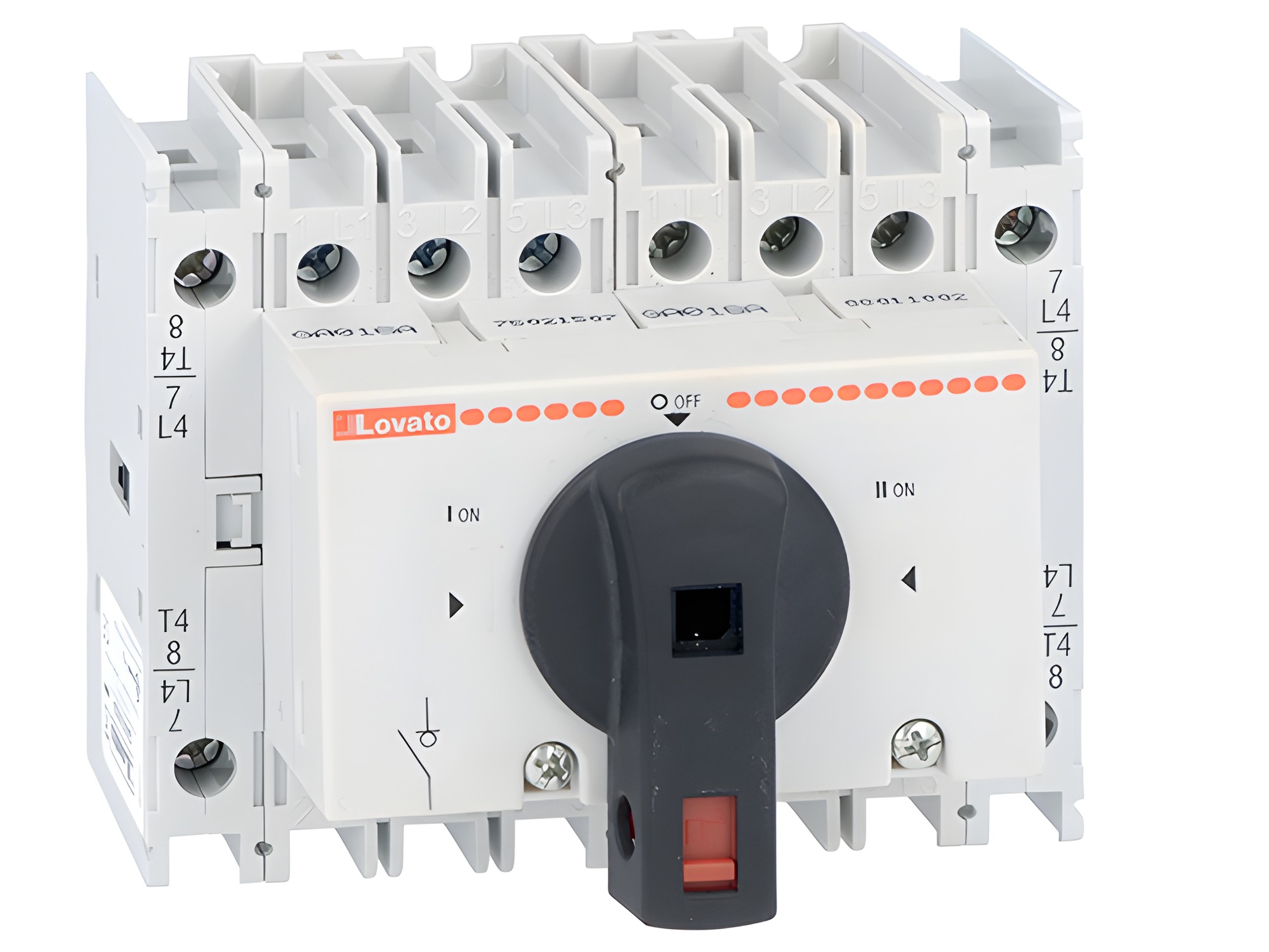 Přepínač sítí LOVATO GA063SAET8 4P 63A na DIN/panel