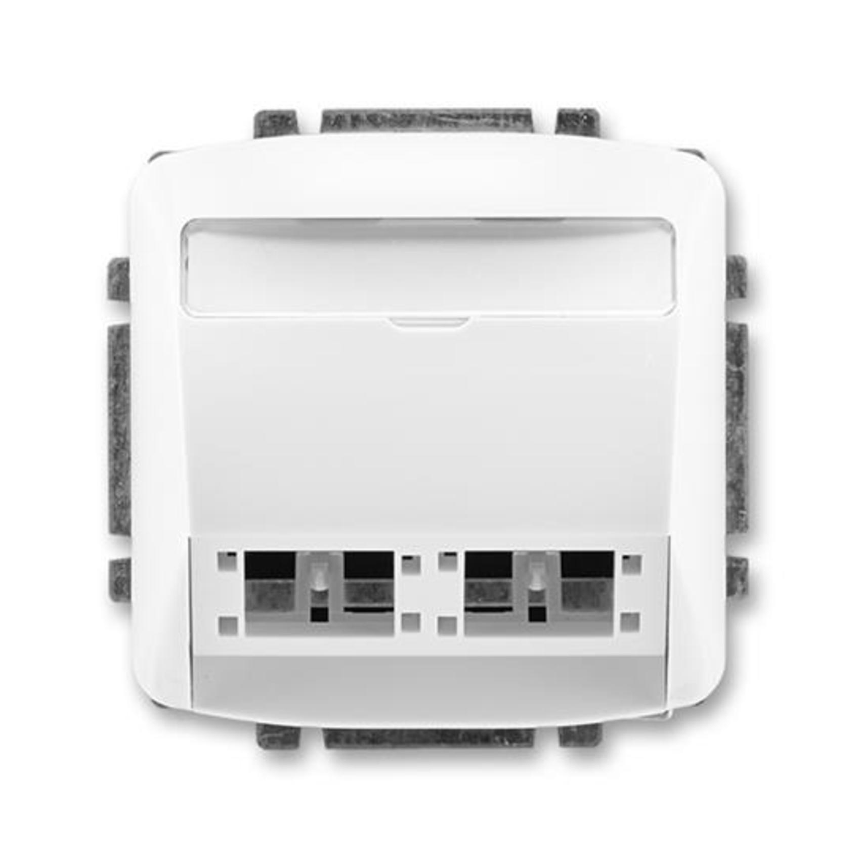 Kryt zásuvky ABB Tango 5014A-A00420 B, bílá, komunikační (pro prvky R&M freenet)