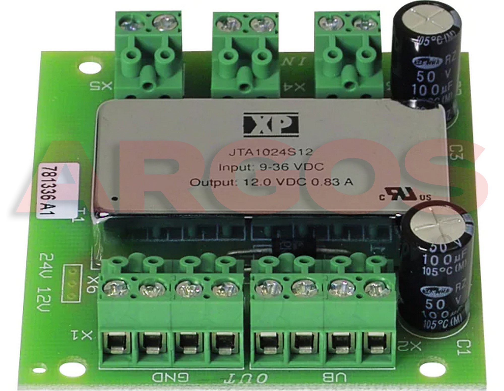 ESSER 781336 Napěťový konvertor 12V-24V/12V DC