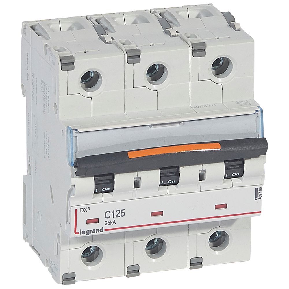 Jistič třípolový LEGRAND 409790 DX3 3P C125 25KA