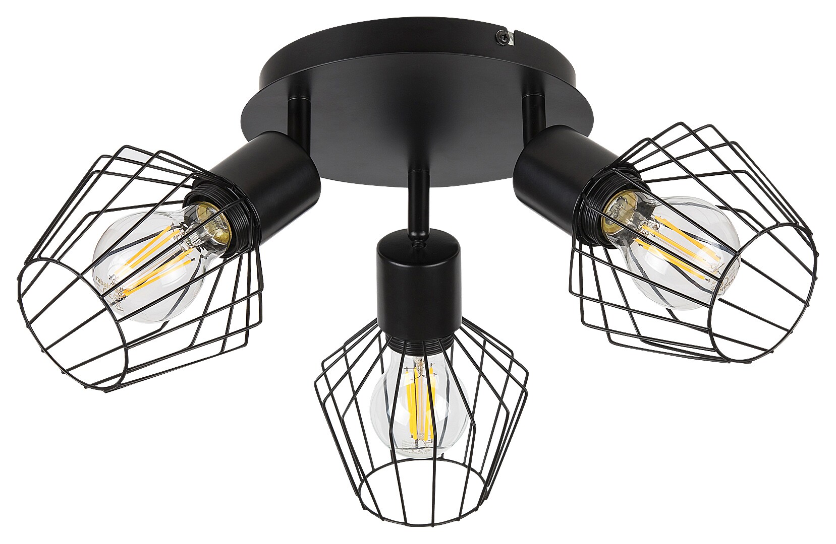 Bodové svítidlo Belano černá E27 3×40W RABALUX 3536