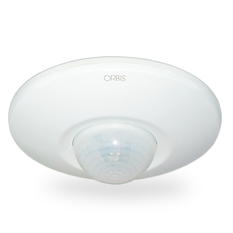 EL 1008065 Pohybové čidlo ORBIS CIRCUMAT PRO CR 12 M - 360°, IP44, 10A/230V, stropní, mon. výška 12