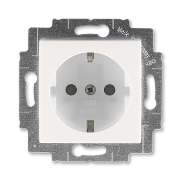 ABB 5520H-A03457 68 Jiné systémy zásuvek Zásuvka jednonásobná s ochrannými kontakty (podle DIN), s c