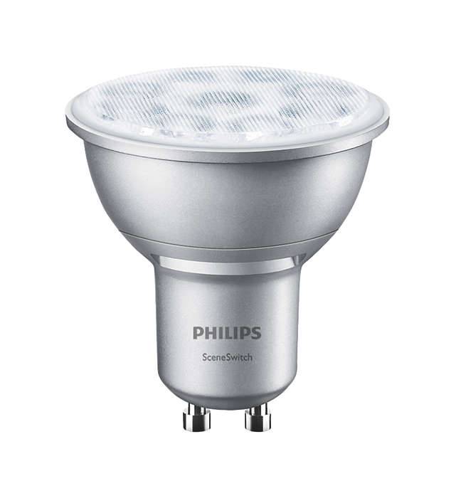 LED SceneSwitch GU10 50/25/10W 827 36D