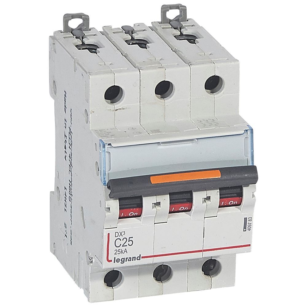 Jistič třípolový LEGRAND 409783 DX3 3P C25 25KA