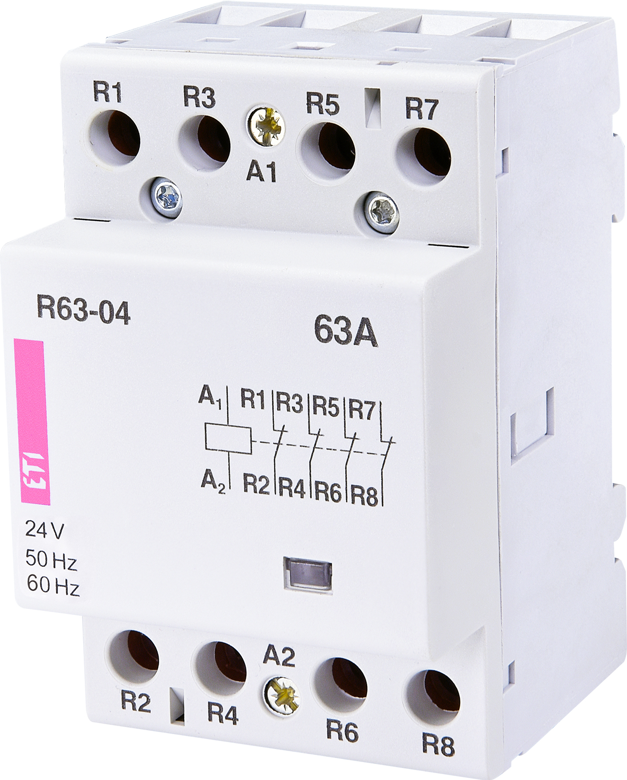 ETI 002463481 modulární stykač, R 63-04 24V