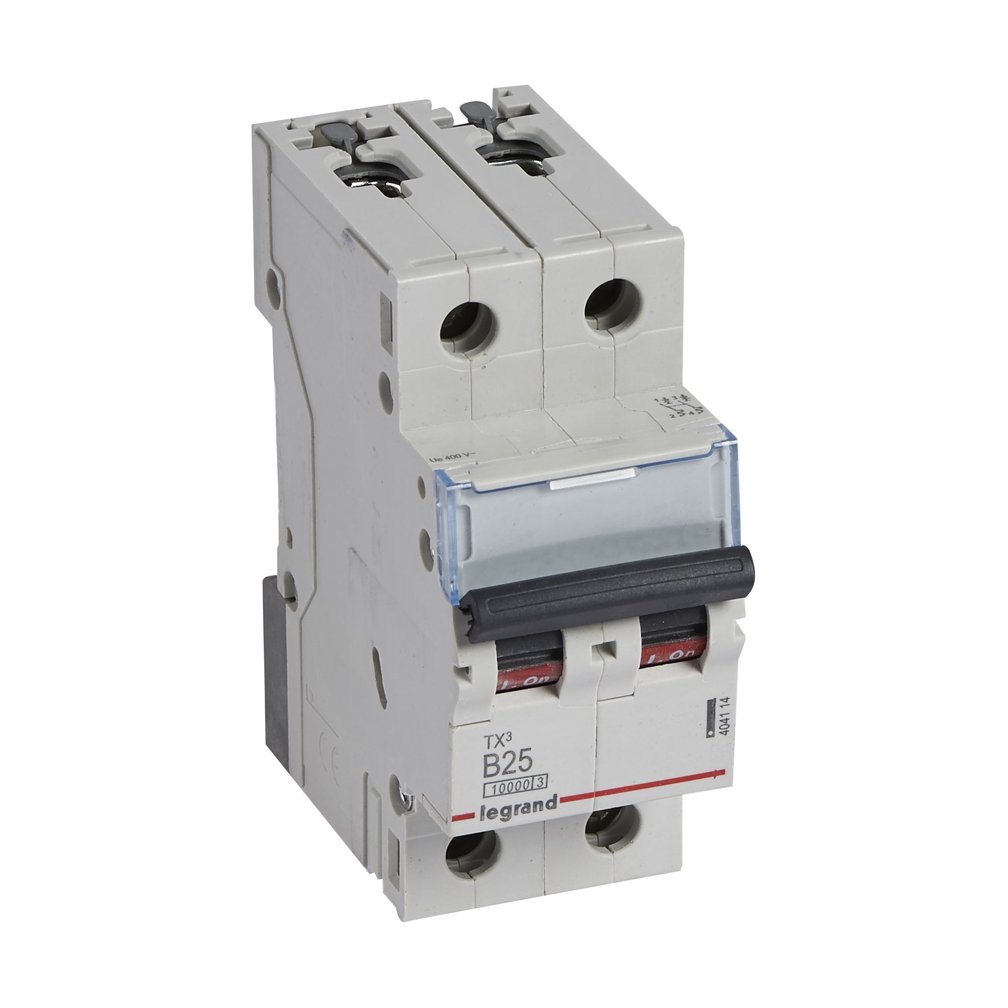 Jistič dvoupolový LEGRAND 404114 TX3 2P B25 10000A