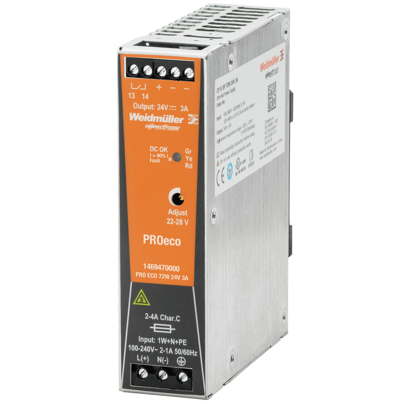 WEIDMÜLLER 1469470000 PRO ECO 72W 24V 3A