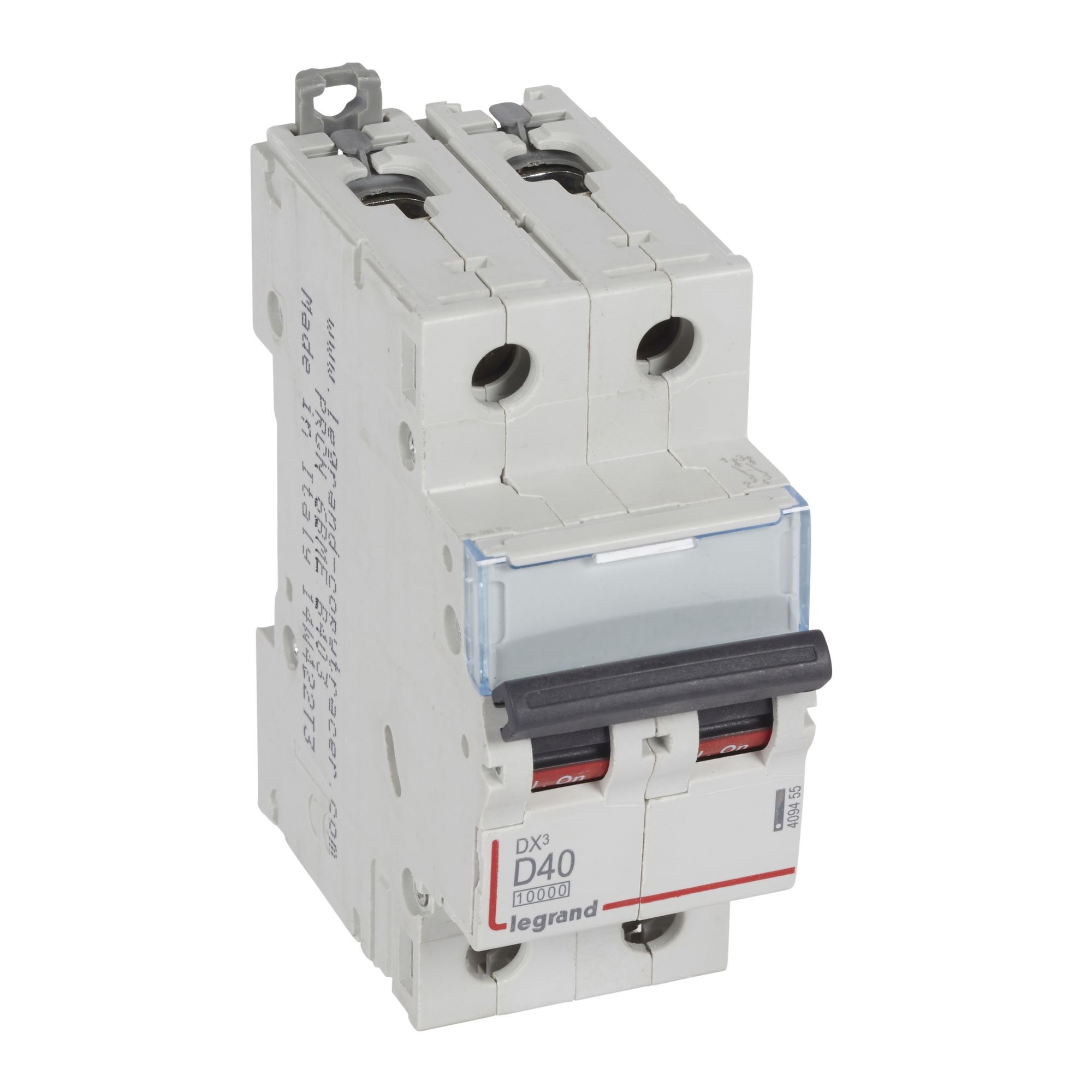 Jistič dvoupolový LEGRAND 409455 DX3 2P D40 10000A/16KA