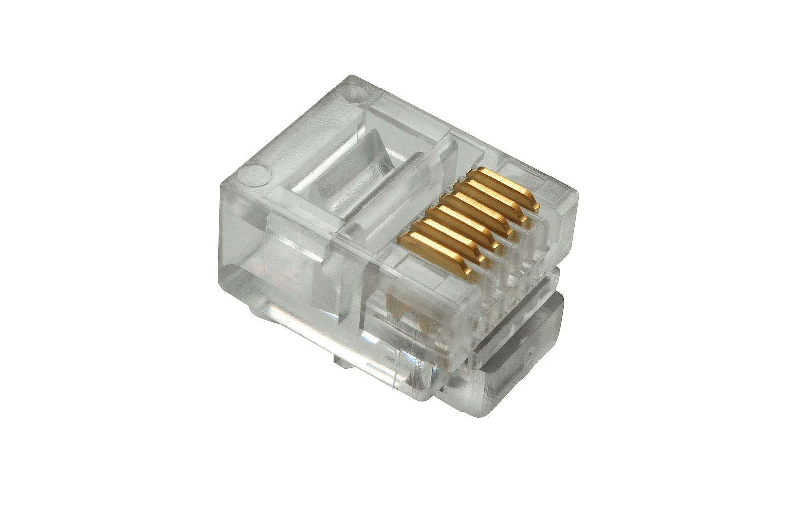 Konektor datový SOLARIX KRJ12, CAT3, UTP, RJ12, na plochý kabel, licna