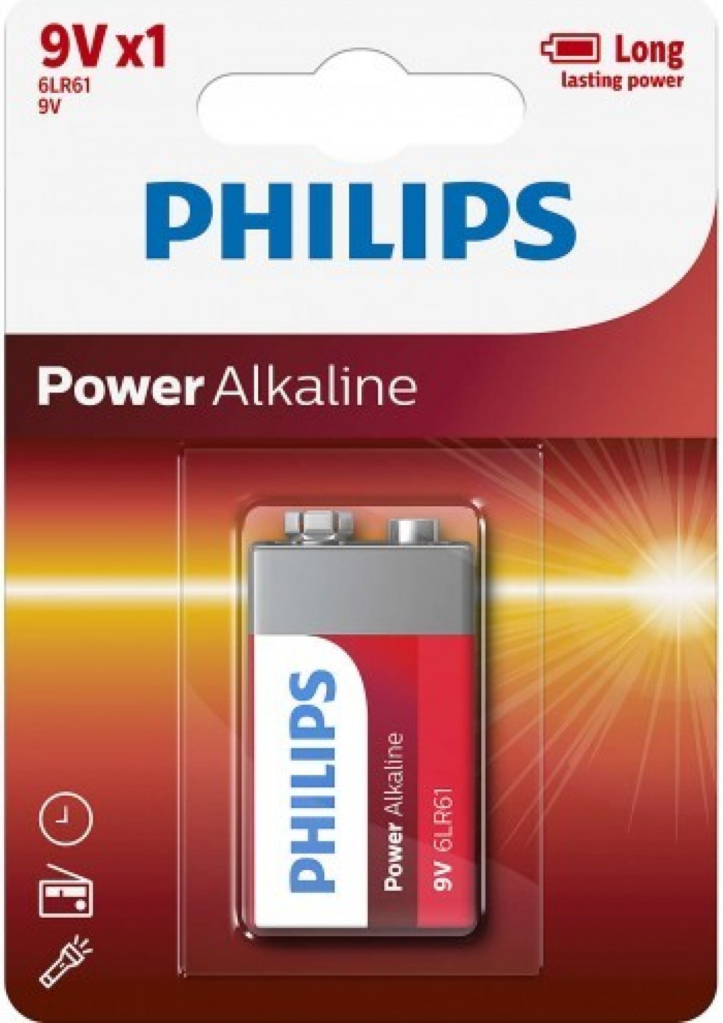 Powerlife LR9V 6LR61 blistr Philips