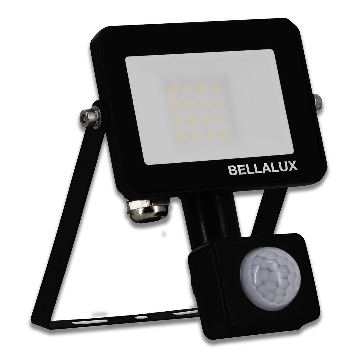 Venkovní LED reflektor se senzorem VITAL, 10W, Denní bílá, Černý