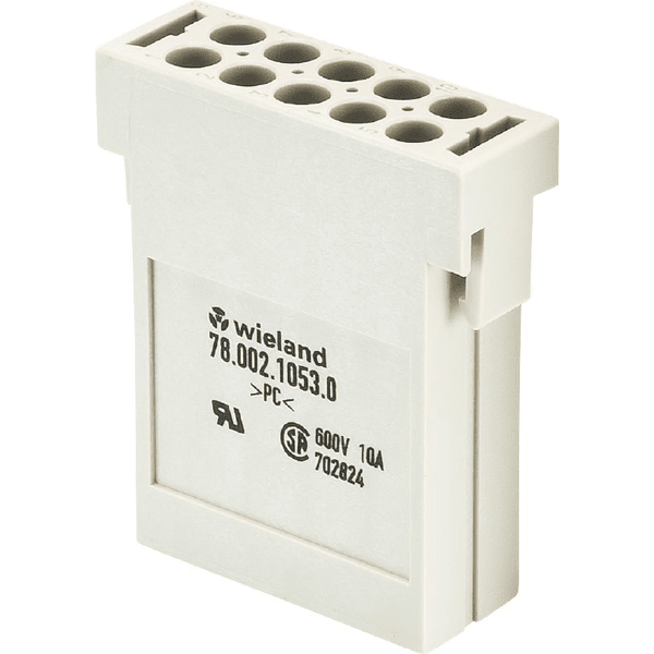 78.002.1053.0 Zásuvkový modul revos FLEX, 10 pólů