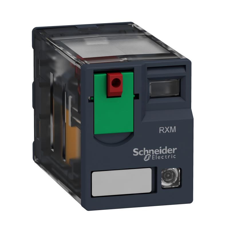 SCHN RXM4AB2E7 Miniaturní 4P, 6 A, 48 V AC s LED (obj.množství 10 ks)