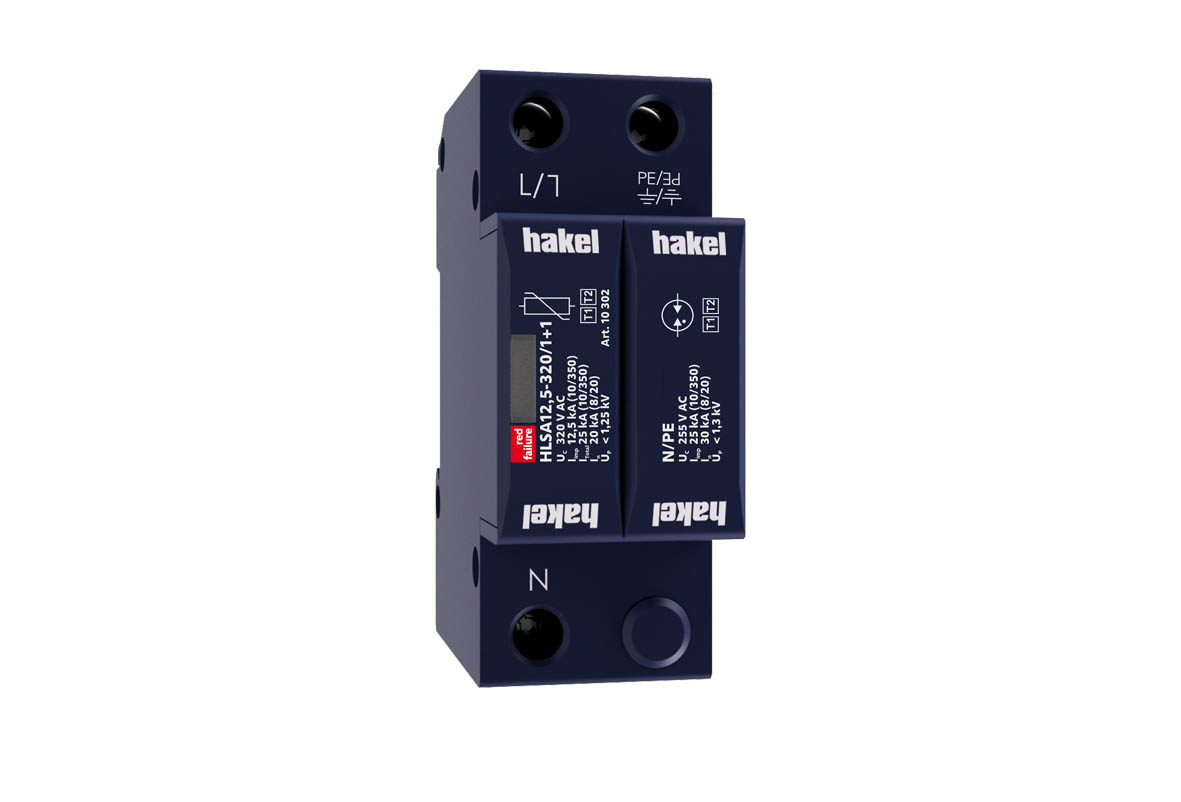 HAKEL 10302 HLSA12,5-320/1+1 SPD typ 1+2