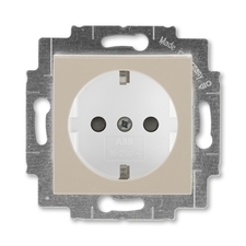 ABB 5520H-A03457 18 Jiné systémy zásuvek Zásuvka jednonásobná s ochrannými kontakty (podle DIN), s c