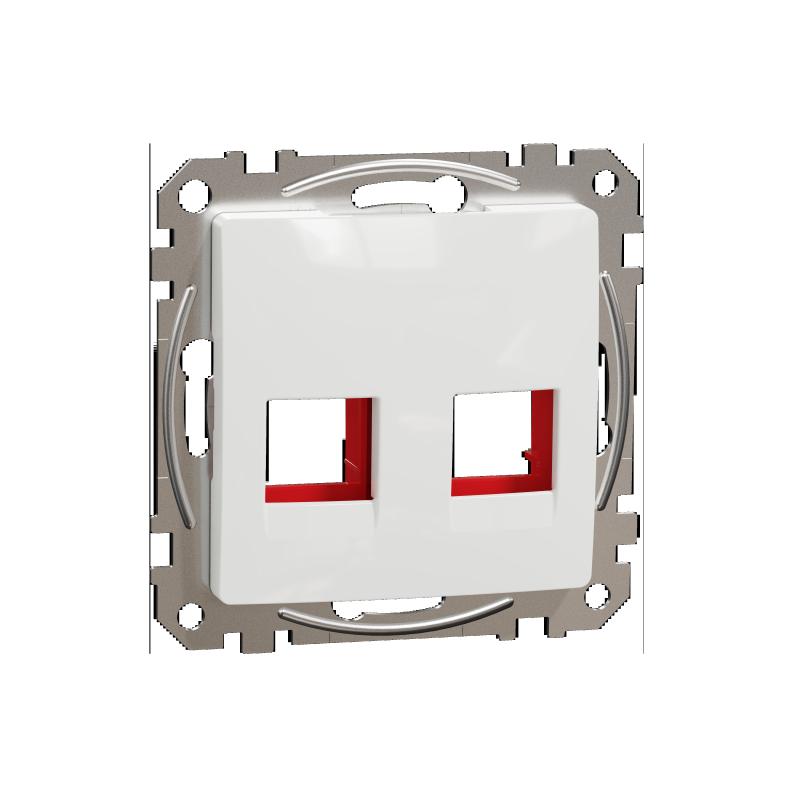 SCHN SDD111441C Sedna D/E - Kryt pro RJ45 KRONE UTP konektor, Bílá
