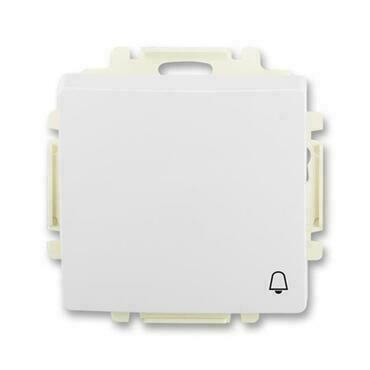 ABB 3557G-A80343 B1 Swing Ovládač tlačítkový zapínací, s krytem, se symbolem zvonku, řaz. 1/0