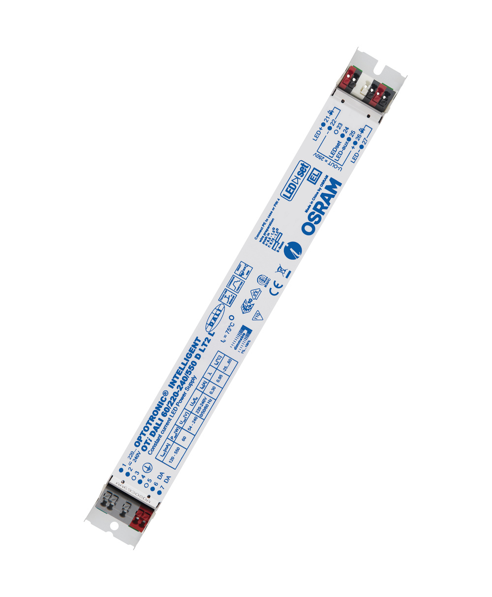 LED driver proudový OSRAM OTi DALI 60/220…240/550 D LT2 L, DALI, IP20