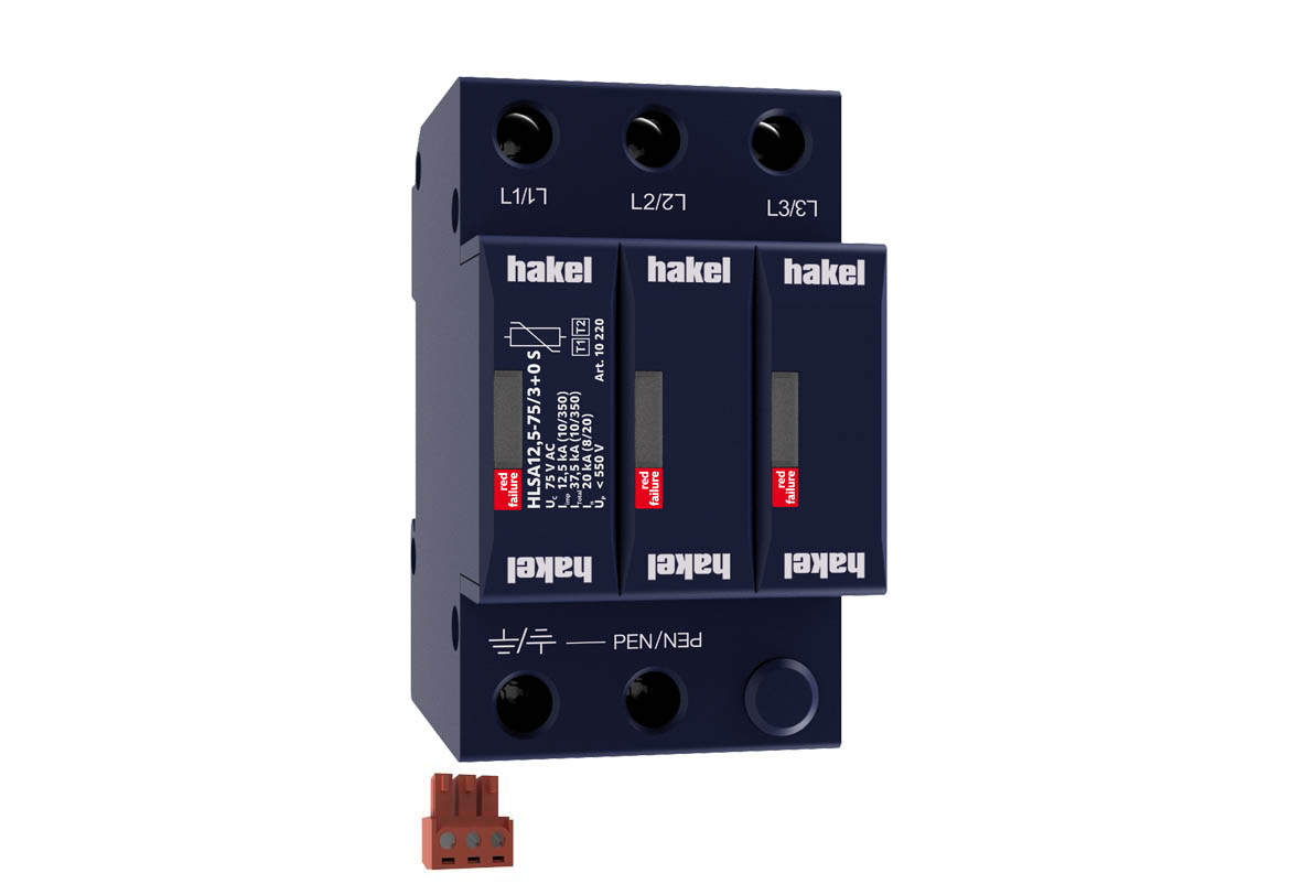 HAKEL 10220 HLSA12,5-75/3+0 S SPD typ 1+2
