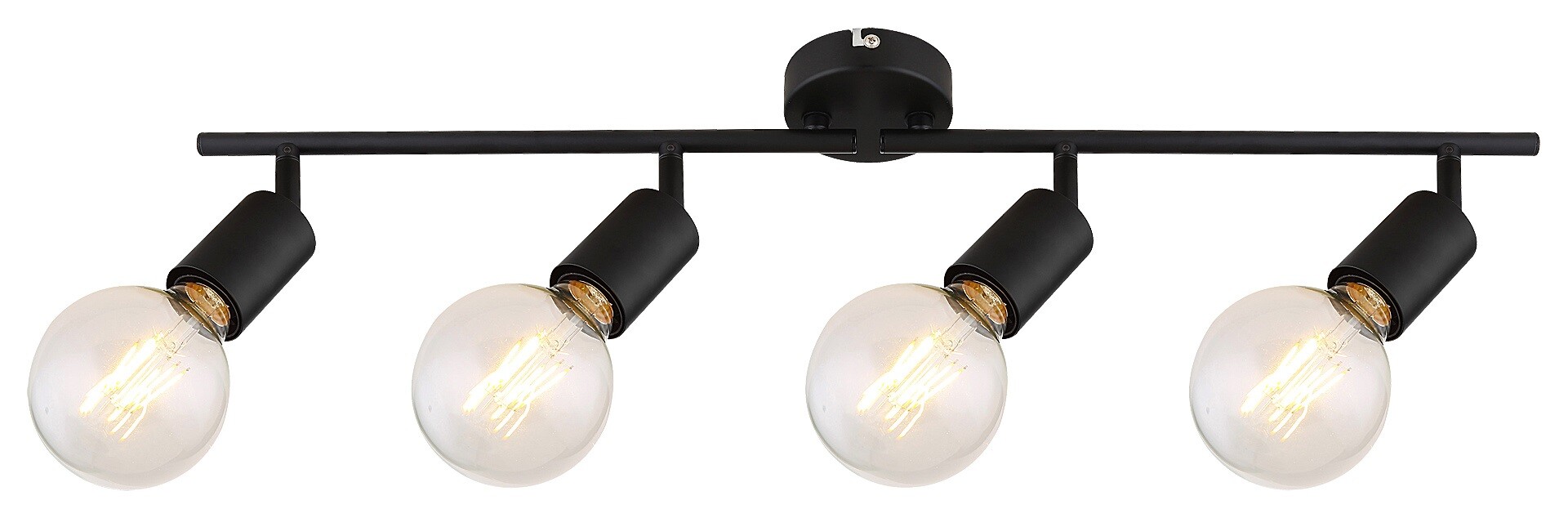Bodové svítidlo Lamar matná černá E27 4×40W RABALUX 3989