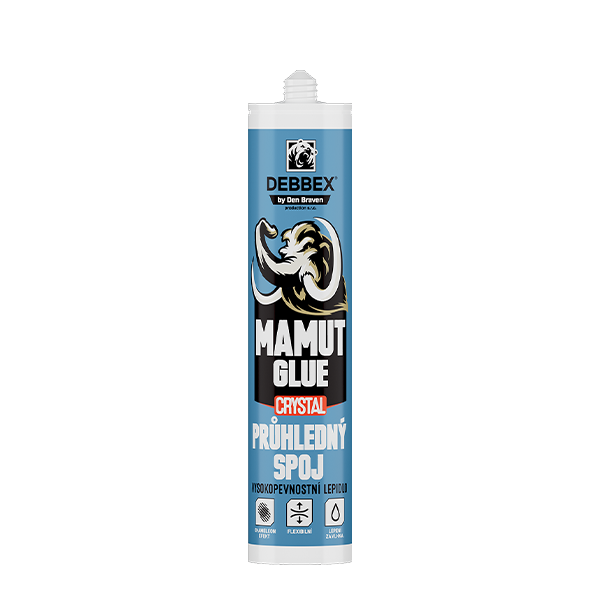 Mamut glue DEBBEX CRYSTAL 51930BD, transparentní, 290 ml