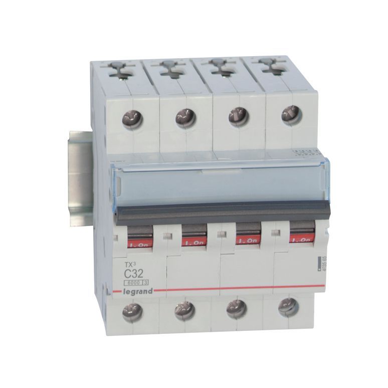 Jistič čtyřpolový LEGRAND 403565 TX3 4P C32 6000A