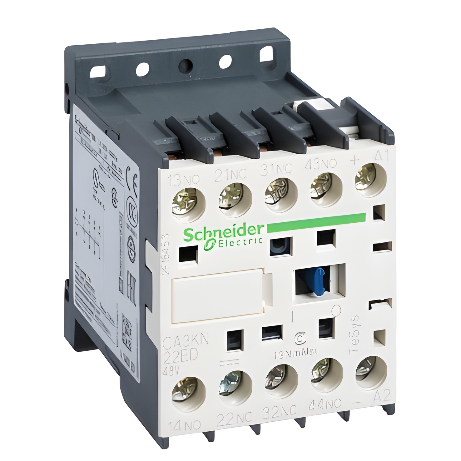 SCHN CA3KN22ED Pom. miniStykač 2"Z"+2"V" 48V DC