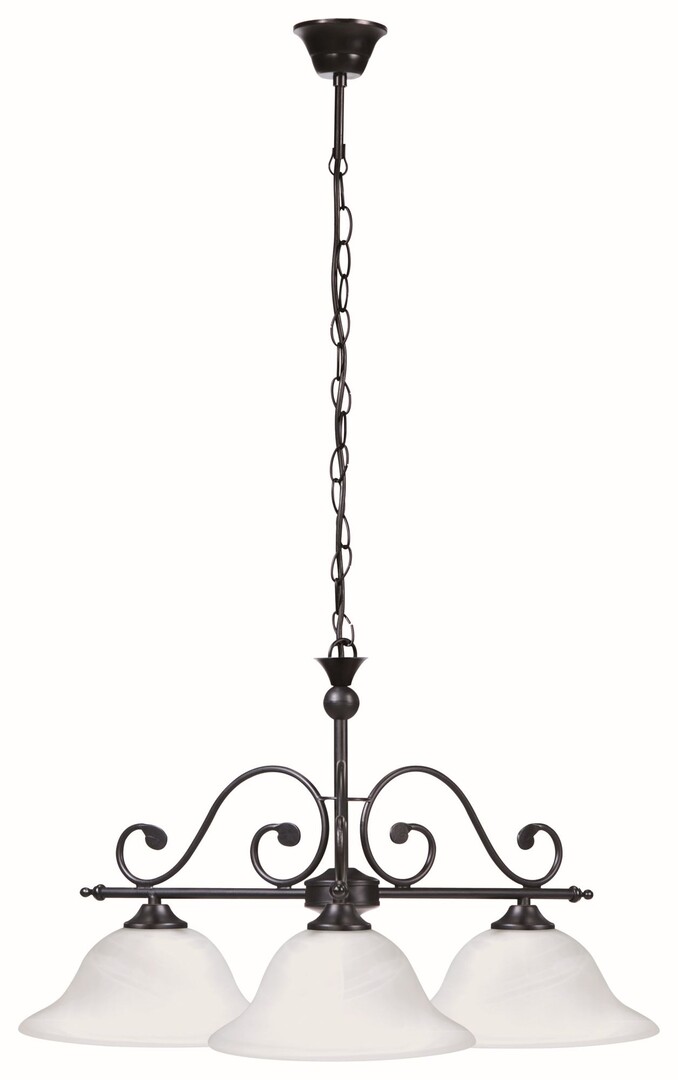 Lustr Dorothea matná černá E27 3×60W RABALUX 7773