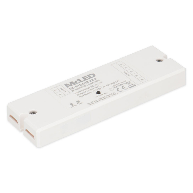 MC LED RF přijímač pro RF ovladače RGBW