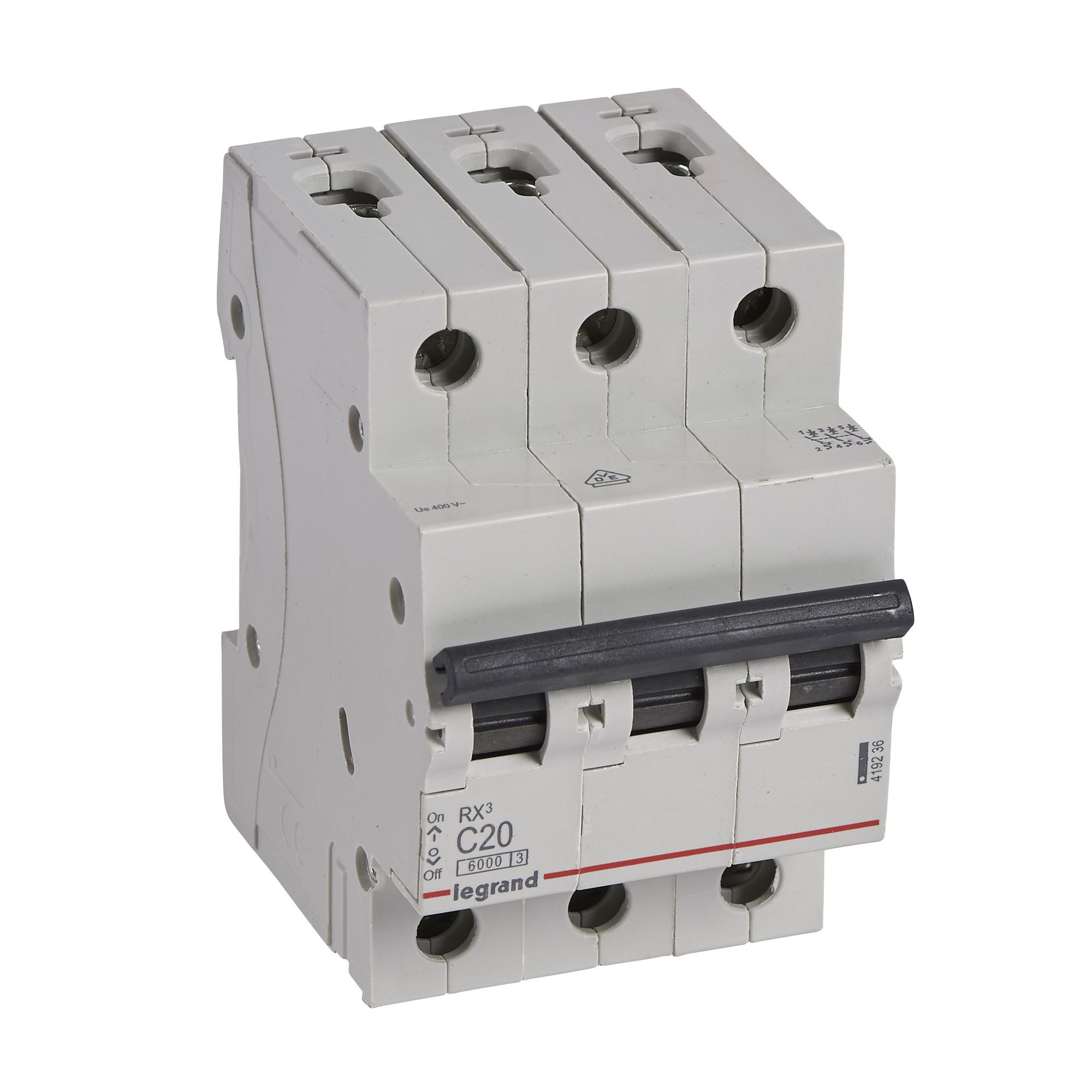 Jistič třípolový LEGRAND 419236 RX3 3P C20 6000A