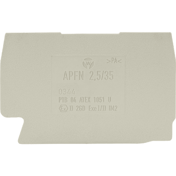 07.312.6755.0 Koncová deska APFN 2,5/35