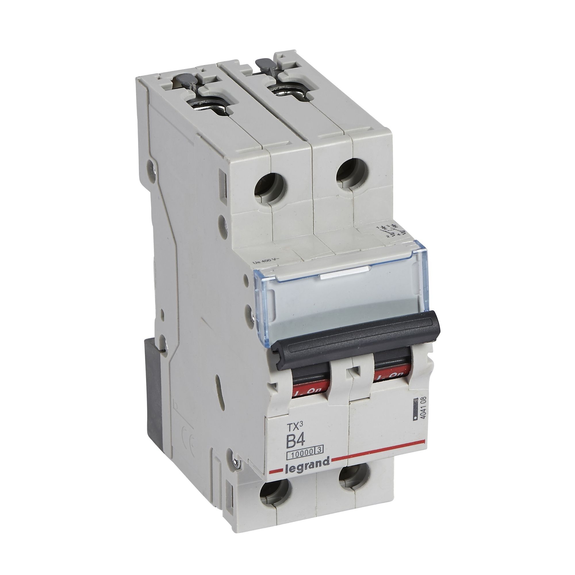 Jistič dvoupolový LEGRAND 404108 TX3 2P B4 10000A