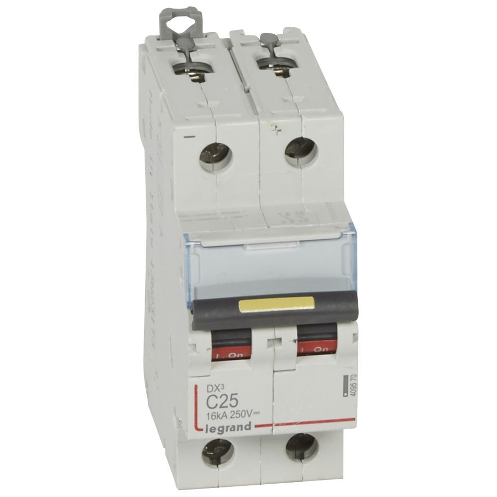Jistič dvoupolový LEGRAND 409570 DX3 DC 2P C25 16KA